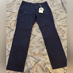 Brand New Perk Chinos Pants, Riverside Blue, 33x30